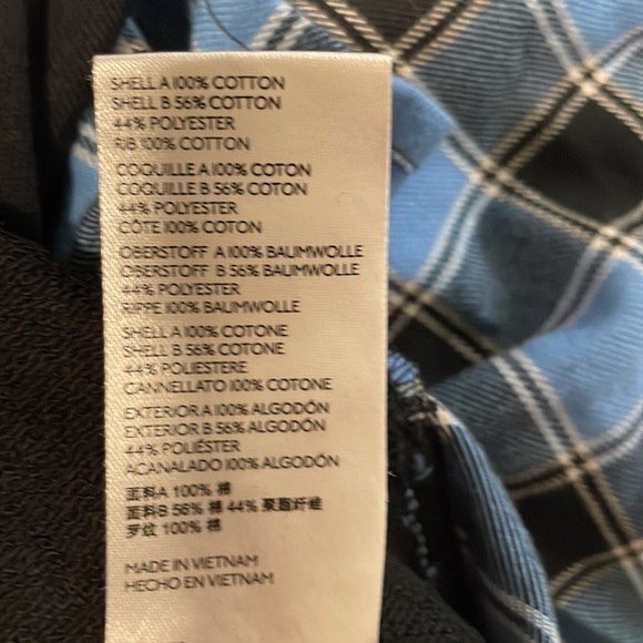 NWT Anthropologie Pilcro Contrast Plaid Flannel Sweatshirt, Small - Picture 10 of 13